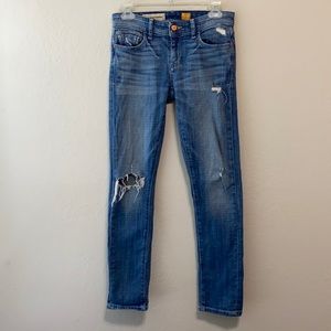Pilcro and the Letterpress Hyphen Distressed Jeans